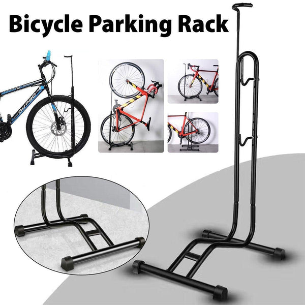 Mountain Bicycle Stand Parking Rack L Shaped Frame Bike Display Maintenance Tool Bicycle Stands & Storage
