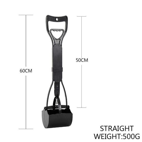 Long Handle Pet Pooper Scooper With Clamping Jaw For Dog Waste Pickup Outdoor Use Pooper Scooper & Bags