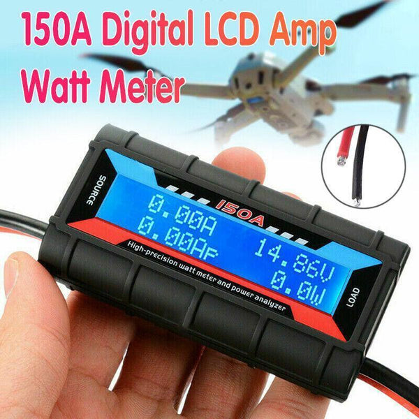 150A Digital Lcd Amp Watt Meter Power Analyser Solar Caravan Caravan Parts Accessories