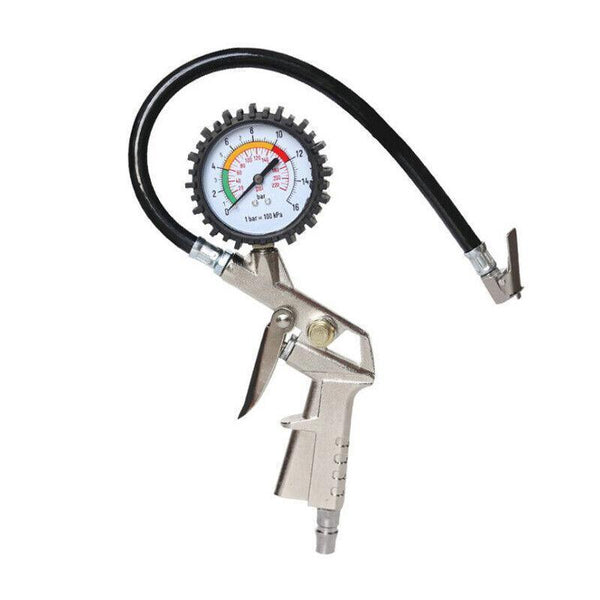 Air Tyre Inflator Pressure Meter Car Truck Tire Pump Hose Gauge Compressor Tools Tyre Pressure Gauges