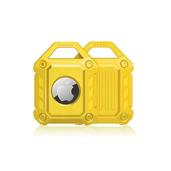 Waterproof Apple Airtag Protective Case Tpu Cover Tag Tracker Loop Holder Yellow Gps