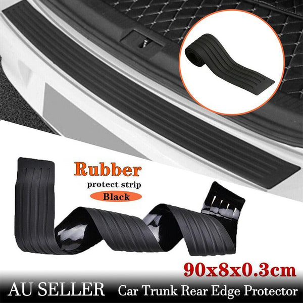 Car Trunk Rear Edge Protector Rubber Bumper Guard No Scratch Auto Universal Bumpers