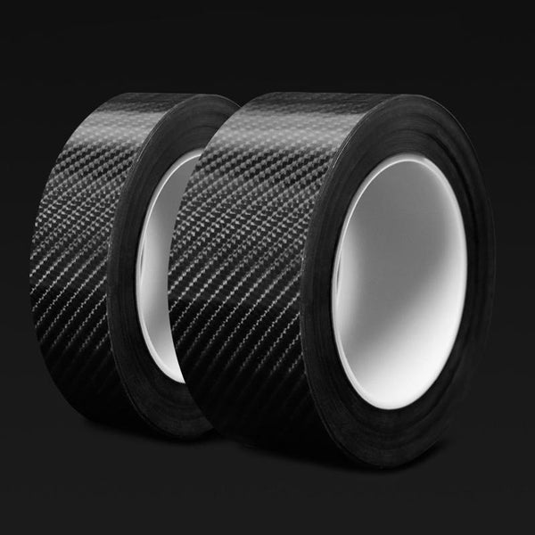 3Pcs 3M Carbon Fiber Sticker Door Sill Anti Scratch Tape Diy Protection Film Decals & Stickers