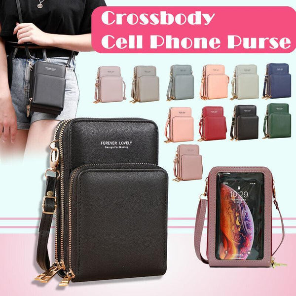 Women Crossbody Phone Purse Touch Screen Bag Rfid Blocking Wallet Shoulder Strap Women's Bags & Handbags