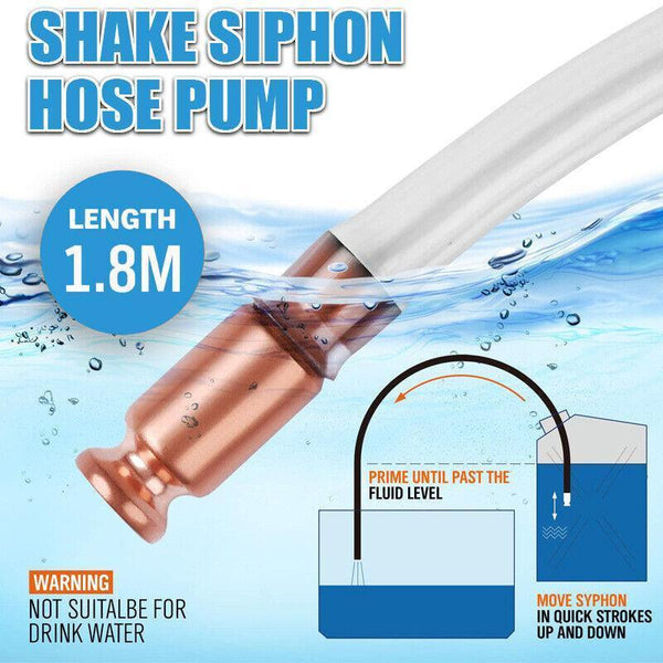 Syphon Jiggler Hose Pump Copper Attachment Self Priming 18Mm 1.8M Petrol Liquid Pool Equipment Parts