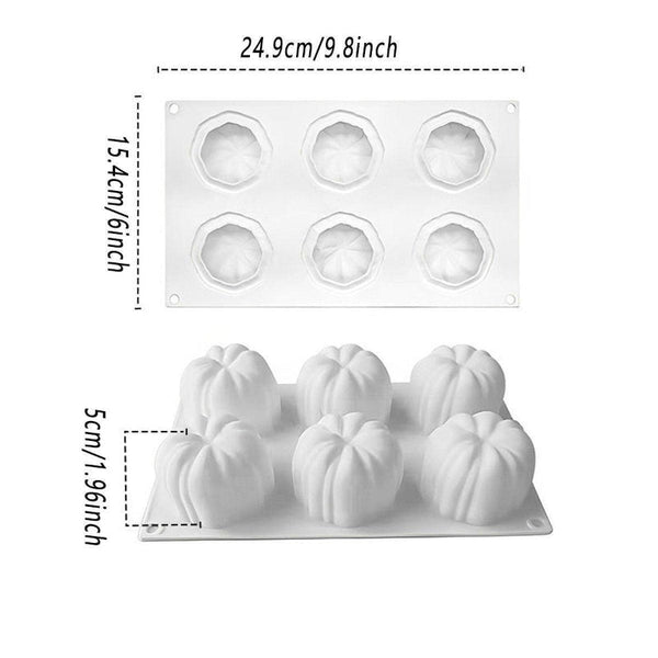 Halloween Silicone Chocolate Cake Mold Pumpkin Baking Diy Handmade Soap Sugarcraft & Chocolate Moulds