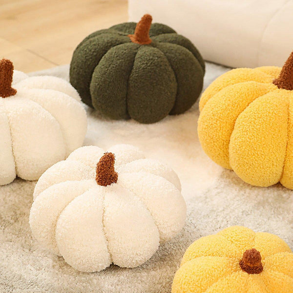 Soft Plush Pumpkin Pillow Cushion Sofa Living Room Bay Window Decor Indoor Toy Orange Cushions & Decorative Pillows