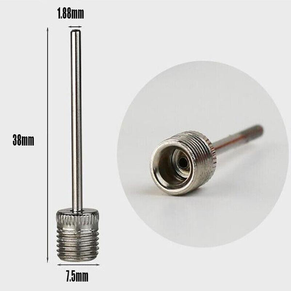 Stainless Steel Ball Pump Needle Inflator Pin For Football Basketball Volleyball 10Pcs Air Pumps