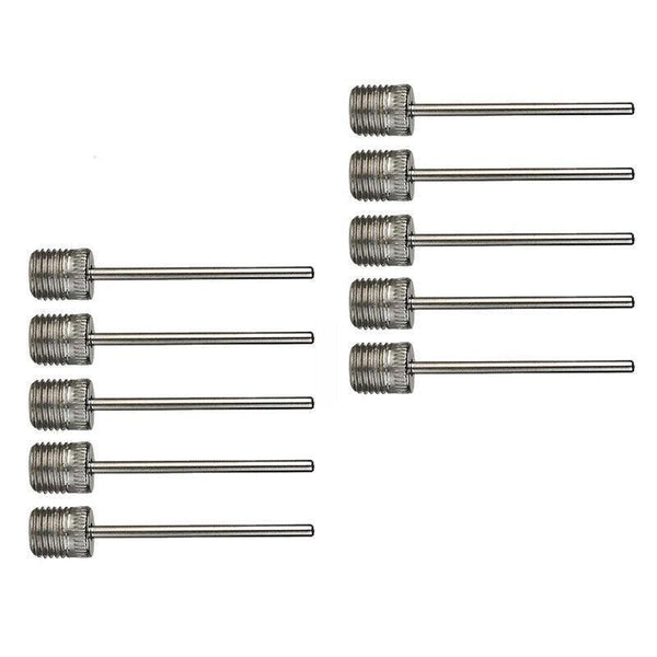 Stainless Steel Ball Pump Needle Inflator Pin For Football Basketball Volleyball 10Pcs Air Pumps