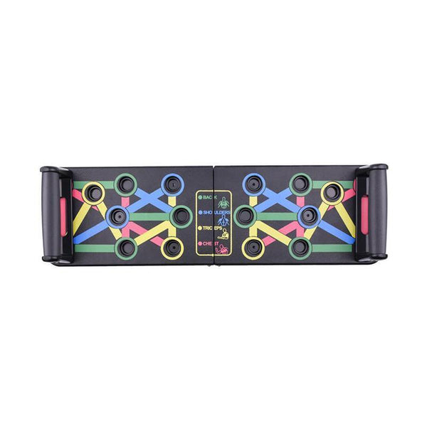14 In1 Push Up Board Rack Bar Grip Handle Muscle Train Gym Workout Fitness Stand Push Up Stands