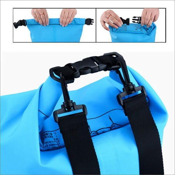 Orange Waterproof Bag Dry Sack Fishing Camping Canoeing Outdoor Sport 2/5/10/15/20/30 L 10L Dry Bags