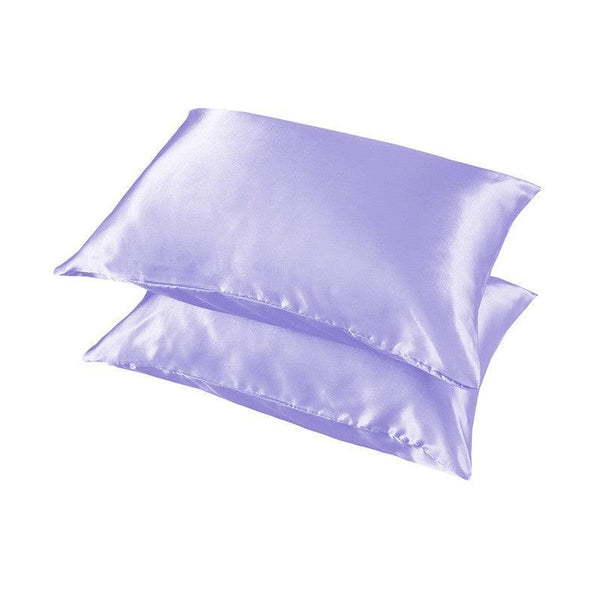2X Satin Pillow Case Bedroom Pillowcase Cushion Covers Home Decor Luxury Slip Coffee Pillow Cases