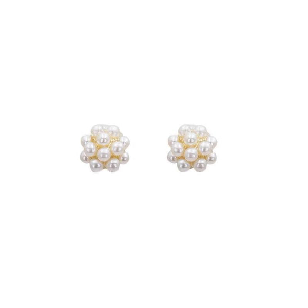Fashion Pearl Wedding Zircon Cherry Stud For Women Earrings