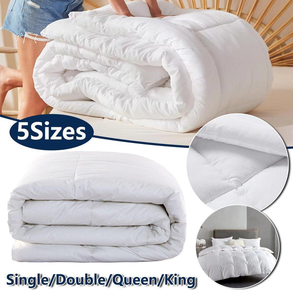 Luxury Hotel Quilt Core Soft Microfiber Down Alternative Comforter For All Seasons 210X210cm Cotton Quilt Covers