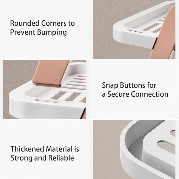 2/3 Tier Removable Shoe Rack Folding Storage Shelf Simple Space Saving Organizer 3Tier Pink Shoe Organisers