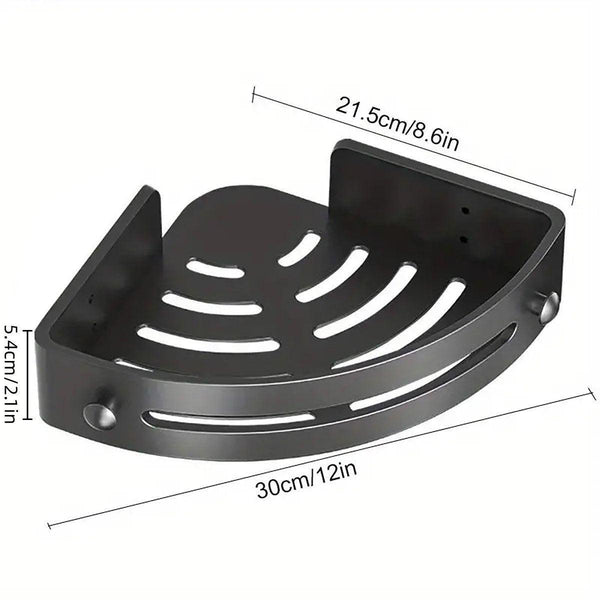 Bathroom Corner Shower Shelf Shampoo Soap Holder Rack Storage Organiser Caddy Shower Shelves & Organisers