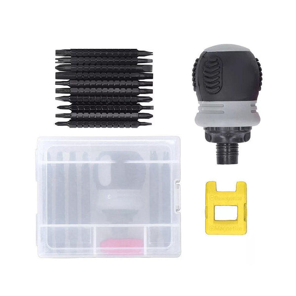 Ratchet Screwdriver Set With Sleeve Dual Head Expansion Cross Bits 22 In 1 Screwdrivers & Nutdrivers