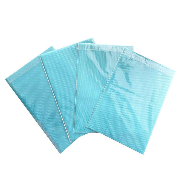 4Pcs Cuttable Kitchen Anti Slip Mat Fouling Refrigerator Drawer Liner Blue Drawer Liners