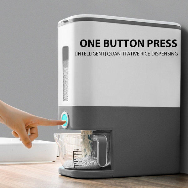 12Kg Automatic Grain Dispenser Cereal Rice Storage Box Kitchen Food Container Food Storage Containers