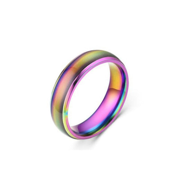Mood Colour Changing Temperature Ring For Emotional Expression Us Size 12 Colourful Rings