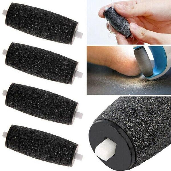 4Pcs Extra Coarse Roller Heads For Electric Foot File Callus Remover Refill Electric Files & Tools