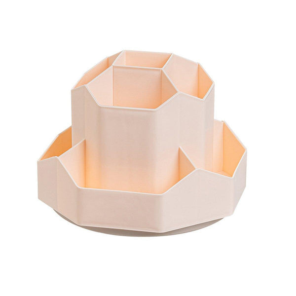 360 Degree Rotating Large Capacity Pen Holder Plastic Desktop Office Student Organizer Pen Holders