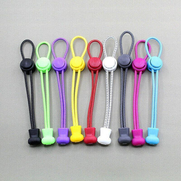 No Tie Elastic Shoelaces With Toggle Locks For Sneakers Running Walking Shoes Golden Shoe Laces
