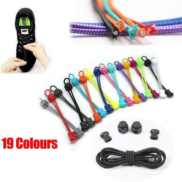 No Tie Elastic Shoelaces With Toggle Locks For Sneakers Running Walking Shoes Shoe Laces