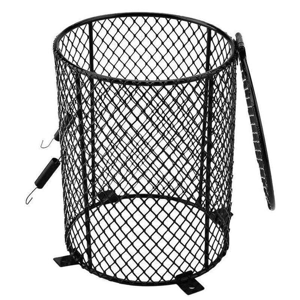Round Reptile Heat Lamp Light Bulb Mesh Cage Protector Enclosure 11.5X15.5Cm Au Reptiles