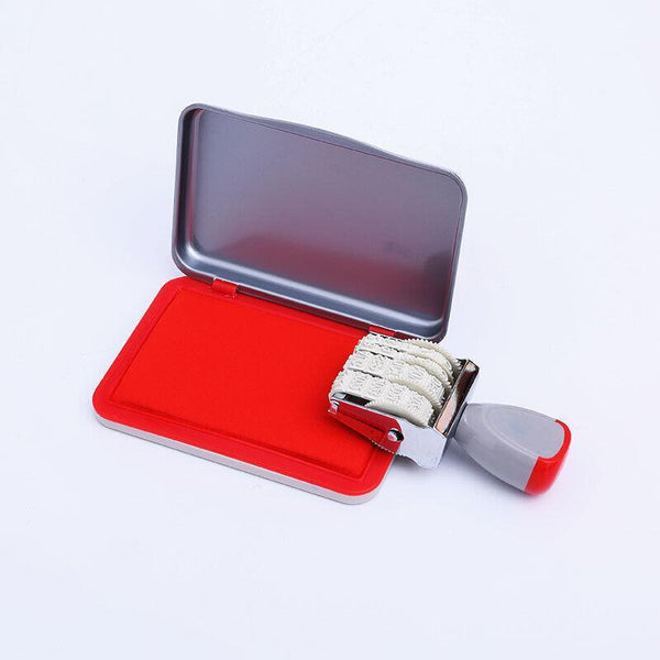 Ink Pad For Rubber Stamps And Fingerprint Crafts Non Toxic Office Diy Use Blue Pads