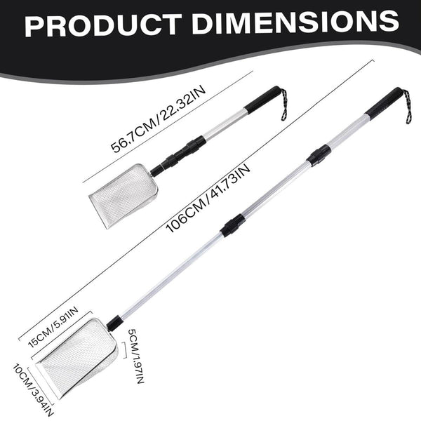 2Pcs Long Handle Pet Litter Scoop Climbing Chicken Beach For Cats Dogs Pooper Scooper & Bags
