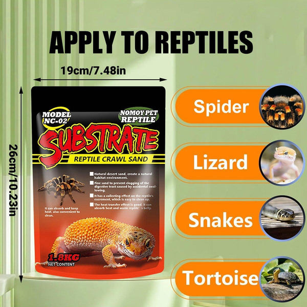 Pet Sand For Tortoises Snakes Lizards & Spiders Multi Colour Reptile Habitat Decor (Yellow) Reptiles