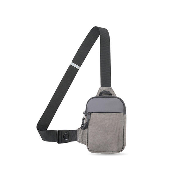 Sports Chest Bag Crossbody Backpack Mini Fashion Satchel For Outdoor Travel Grey Bags