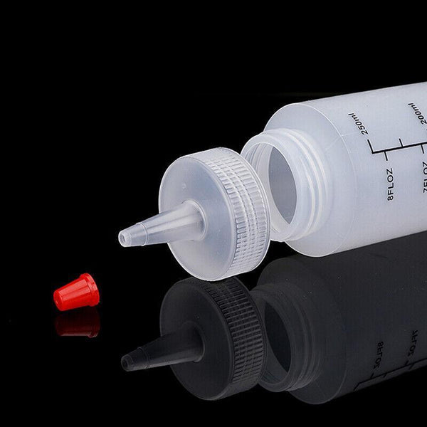 Squeeze Condiment Dispenser Bottles Set Of 6 (250Ml) Oil & Vinegar Dispensers
