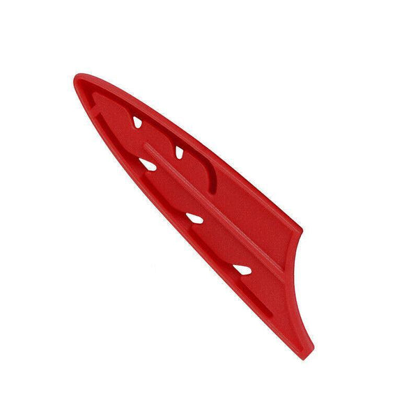 Plastic Knife Sheath Edge Guard Cover Scabbard Slicing Blade Red Protector Chef 3.5In Knife Blocks & Storage