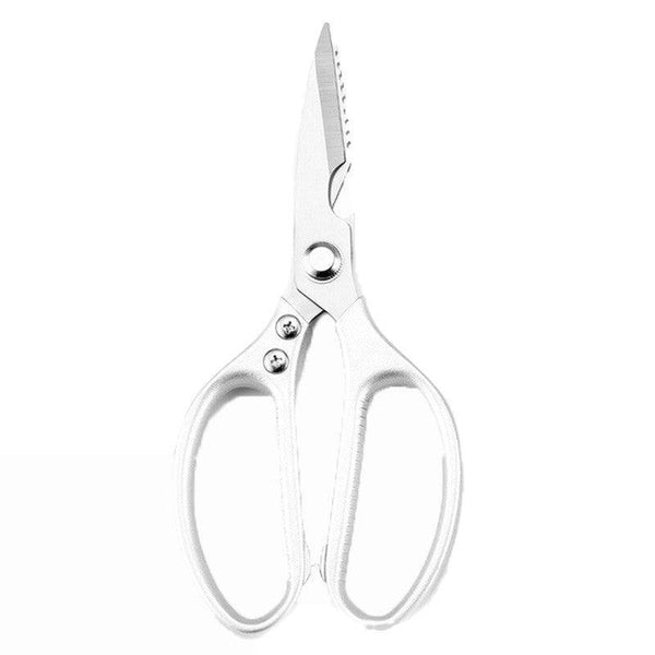 2X Japanese Heavy Duty Stainless Steel Kitchen Scissors Shears Fish Chicken Bone 2Pcs Silver Other Kitchen Gadgets