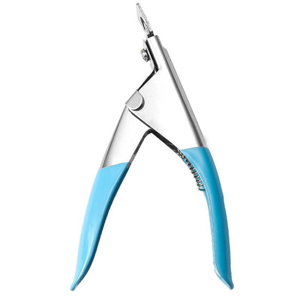 Acrylic Nail Tip Cutter False Clipper U Shape Manicure Art Trimmer Tool Blue Manicure & Pedicure Tools & Kits