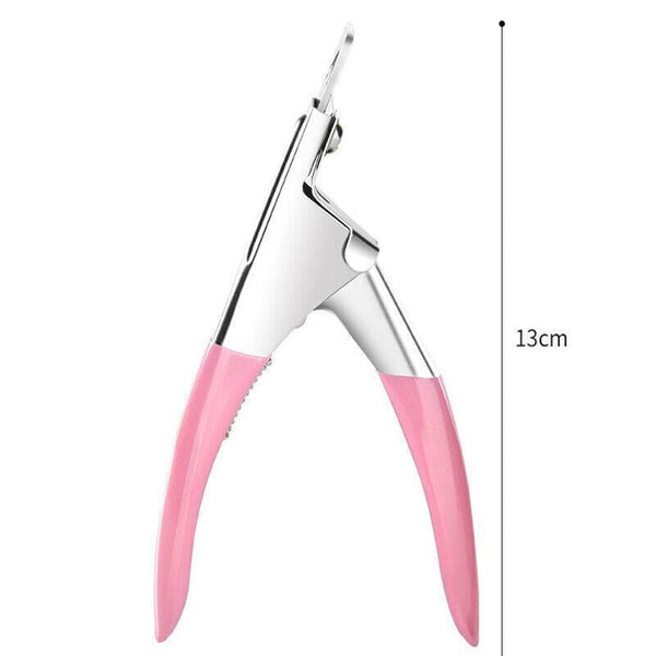 Acrylic Nail Tip Cutter False Clipper U Shape Manicure Art Trimmer Tool Red Nail Art Tools