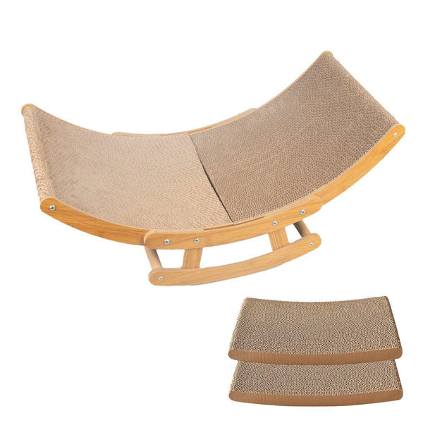Premium Cat Scratching Board Bed Corrugated Paper Durable All Seasons Toy Replacement Core X 2 Furniture & Scratchers