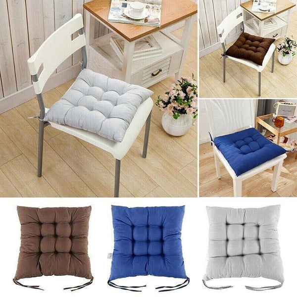 Soft Chair Cushion Pad For Indoor Outdoor Seating Square Cover 35X35cm Coffee Cushion Covers
