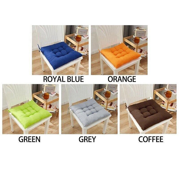 Soft Chair Cushion Pad For Indoor Outdoor Seating Square Cover 35X35cm Coffee Cushion Covers