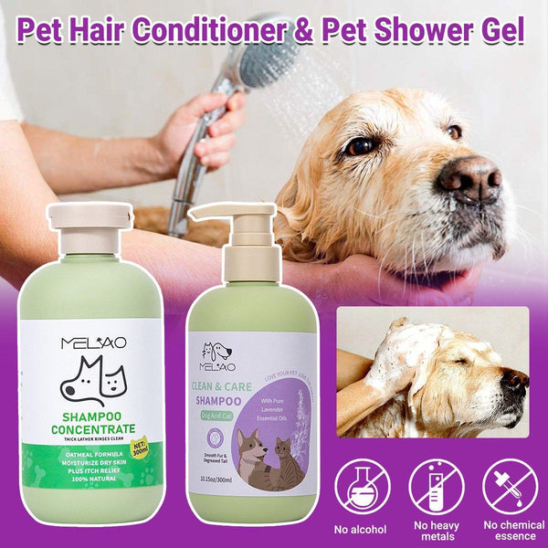 Pet Body Soap Bath Lotion Hair Protecting Knotted Cat Dog Shampoo Conditioner 300Ml Dog Grooming