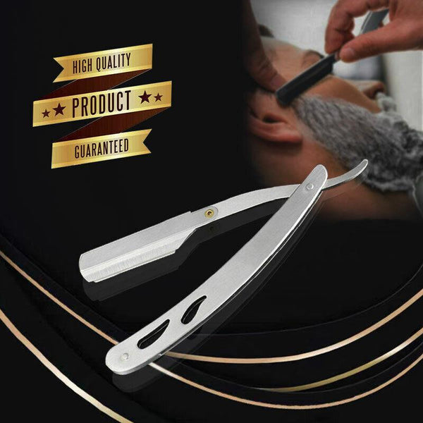 Sharp Barber Salon Straight Cut Throat Shaving Razor Shavette Rasoirs With 10 Blades Men's Razors