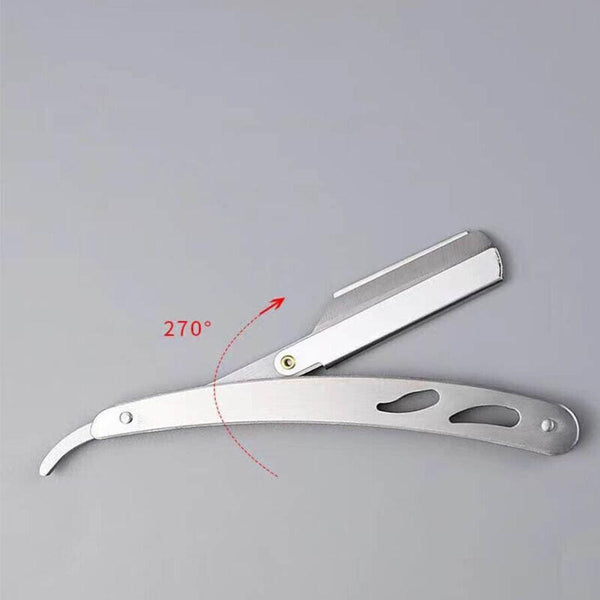Sharp Barber Salon Straight Cut Throat Shaving Razor Shavette Rasoirs With 10 Blades Men's Razors