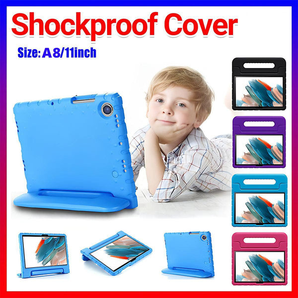 For Samsung Galaxy Tab A8 Plus 11Inch Eva Case Handheld Protective Drop Cover Blue Cases Covers Keyboard Folios