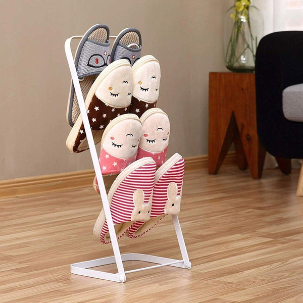 Simple Multi Layer Slipper Storage Rack Organizer For Home Closet Shoe Black Shoe Racks