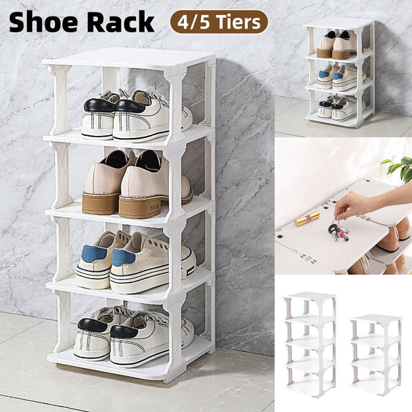 4/5Tier Shoe Rack Organizer Shelf Space Saving Storage Stand For Entryway Home Shoe Racks
