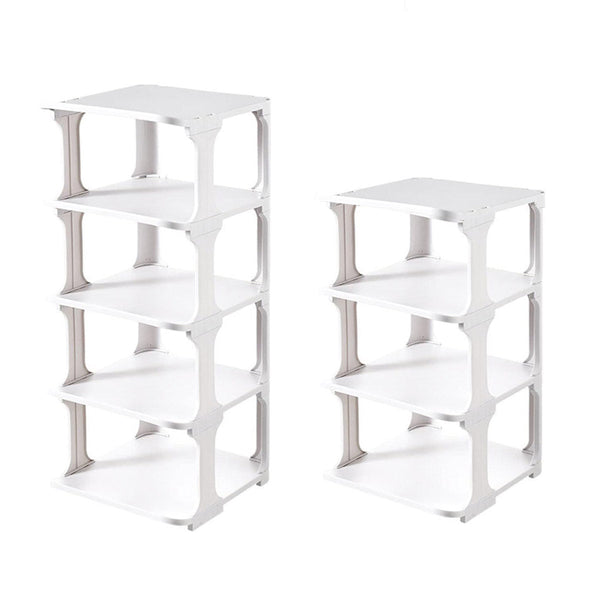 4/5Tier Shoe Rack Organizer Shelf Space Saving Storage Stand For Entryway Home Shoe Racks