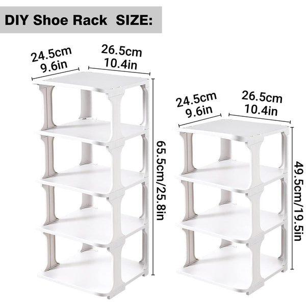 4/5Tier Shoe Rack Organizer Shelf Space Saving Storage Stand For Entryway Home Shoe Racks