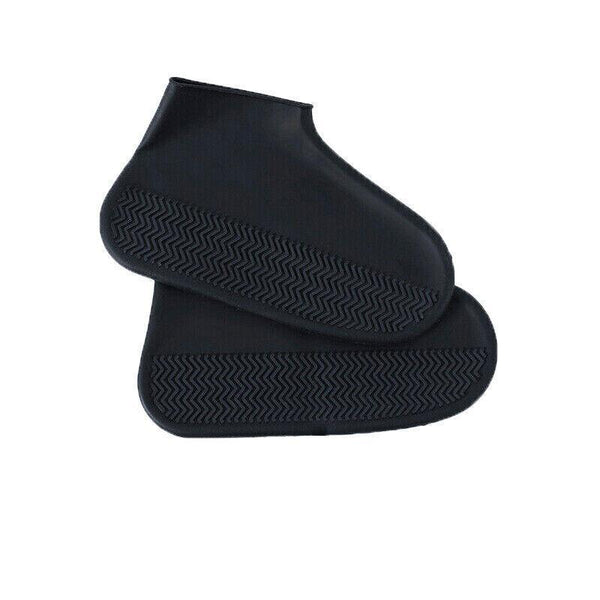 Shoe Cover Waterproof Silicone Non Slip Rain Rubber Foot Boot Overshoe Black Shoe Covers